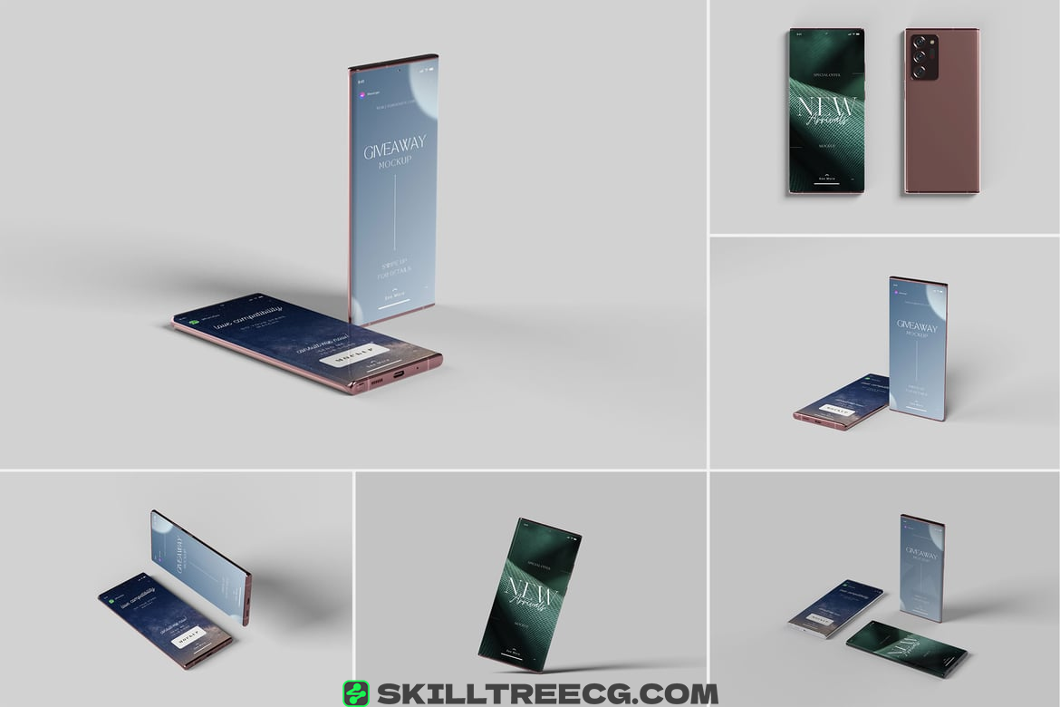 Smartphone Galaxy Note20 Ultra - Mockup（258665）-技能树